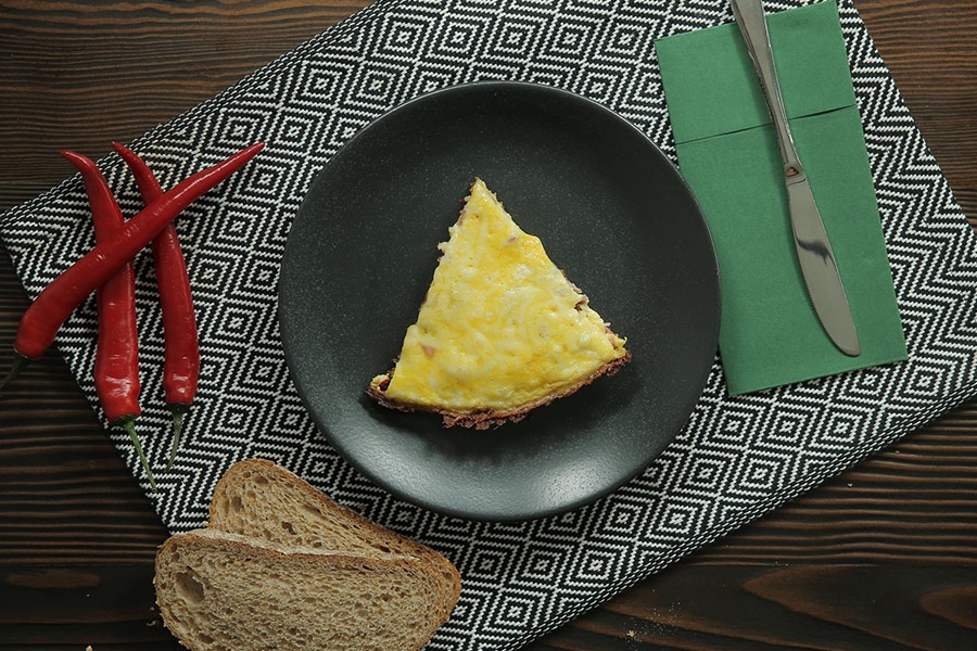 jambonlu frittata